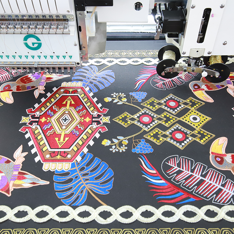 High Speed Coiling Embroidery Machine Coiling Series