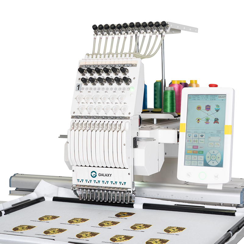 GX1201 12 needles Single heads embroidery machine 350x500mm